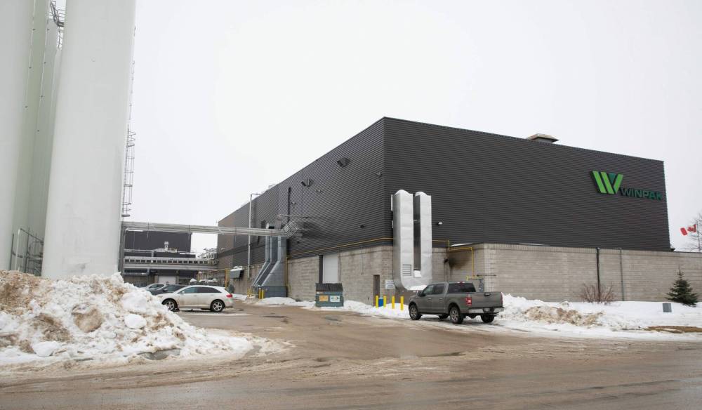 JESSICA LEE / WINNIPEG FREE PRESS
Publicly traded on the Toronto Stock Exchange, Winpak makes packaging materials mostly for perishable food, drinks, pharmaceuticals and medical and personal care products.