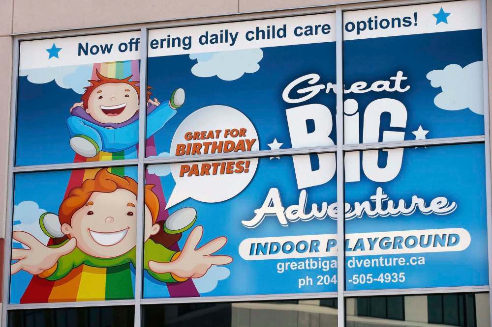 JOHN WOODS / WINNIPEG FREE PRESS files
Winnipeg’s Great Big Adventure indoor playground closed in September.