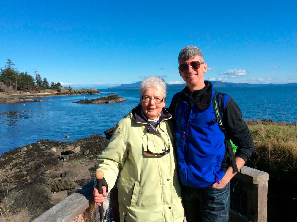 SUPPLIED
Eleanor Brownlee, who has been described as a champion of the environment, reconciliation and social justice, pictured here with son Ross.