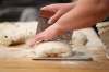 RUTH BONNEVILLE / WINNIPEG FREE PRESS files
Cora Weins, baker and part owner of Eadha Bread, works with dough. Weins specializes in sourdough breads, baking about a dozen different types.