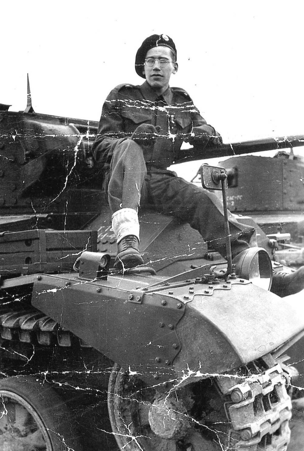 Ernest Copper served as a gunner in a tank with Lord Strathcona’s Horse during the Second World War. (Supplied photo)
