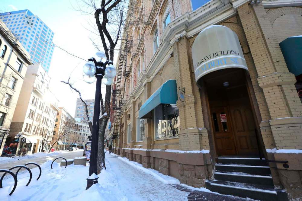 Cloakroom is a 3,000-square foot event space at the corner of Albert Street and McDermot Avenue opened by Winnipeg fashion designer Lennard Taylor in 2019. (Ruth Bonneville / Winnipeg Free Press)