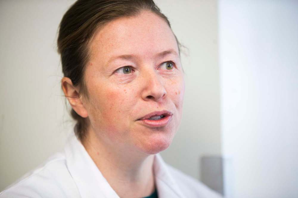 Heather Hill, research manager, at the RRC's Culinary Research and Innovation Centre. (Mikaela MacKenzie / Winnipeg Free Press)