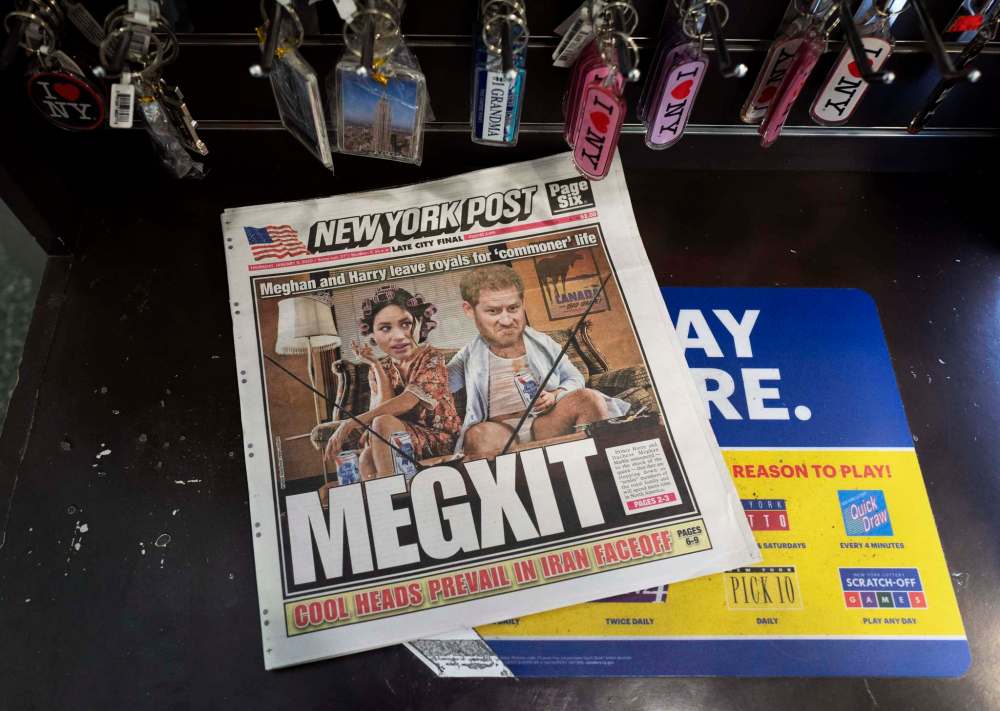 The couple's decision to step away from royal life has been dubbed Megxit by some. (Mark Lennihan / The Associated Press files)