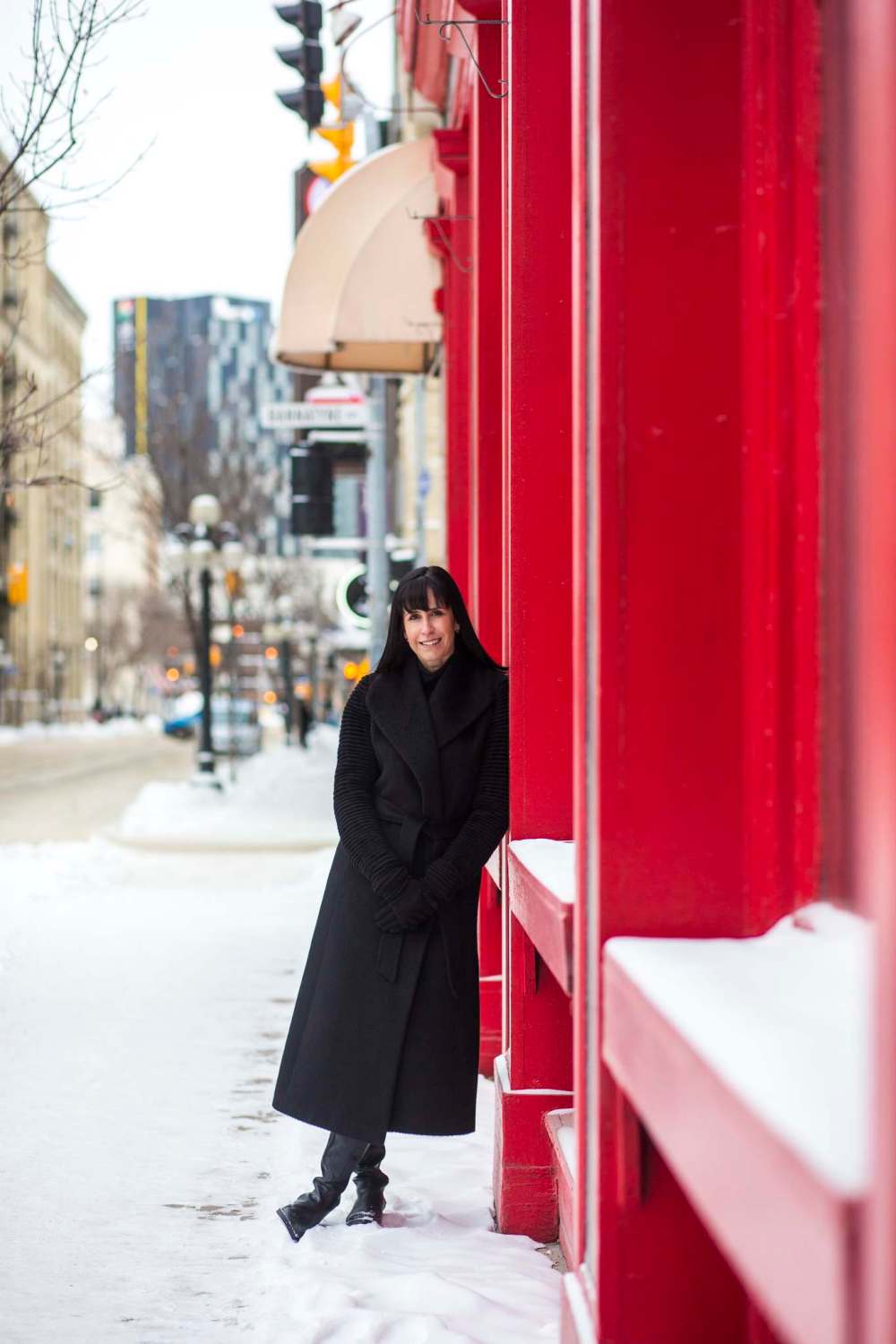Economic Development Winnipeg president Dayna Spiring says tourists often tell her they are amazed by the architecture in the Exchange. (Mikaela MacKenzie / Winnipeg Free Press)