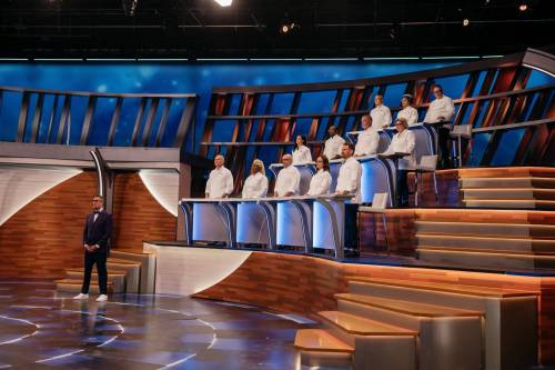 Season 2 of Wall of Chefs, which features home cooks competing in front of professional chefs, debuts tonight at 9 p.m. on Food Network Canada. (Katia Taylor / Food Network Canada)