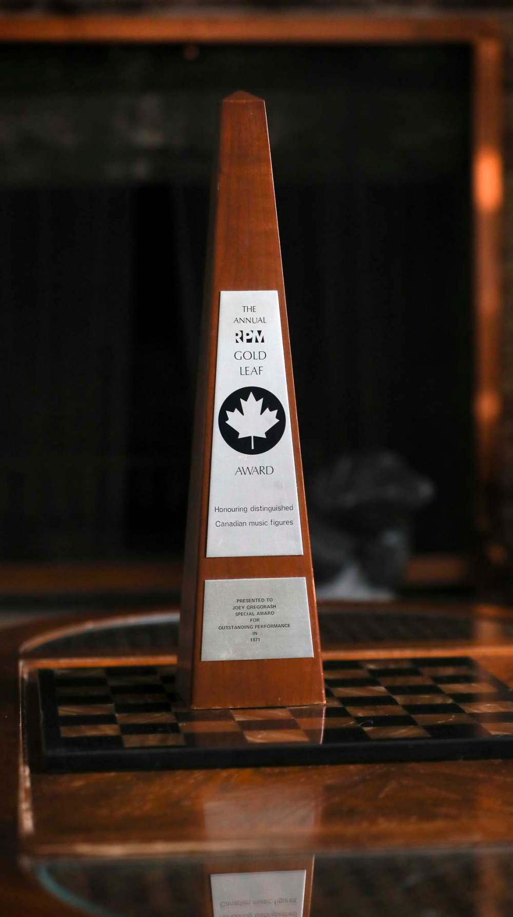RUTH BONNEVILLE / WINNIPEG FREE PRESS
Gregorash won a Juno Award in 1972 for most outstanding vocal performance by a male singer.