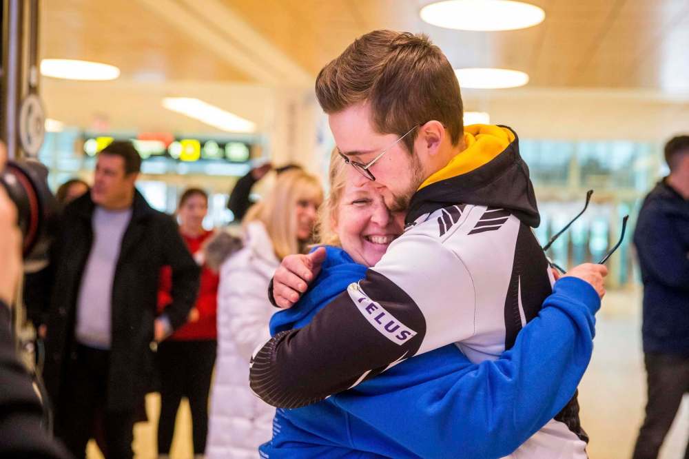 Gauthier's mom, three-time Canadian champion Cathy Gauthier, had the complicated job of serving as an analyst for TSN during the final.