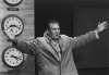 Peter Finch made the role of anchorman Howard Beale famous in the 1976 film Network. Winnipeg-born actor Jim Mezon will portray Beale in the stage version, coming to the John Hirsch Mainstage Oct. 15-Nov. 7. (United Artists)