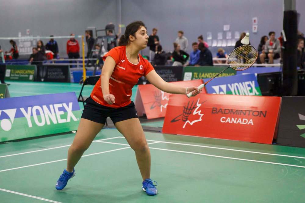 Meier is currently ranked No. 11 in the world in women's singles and No. 12 in mixed doubles with her partner Pascal Lapointe, who hails from Montreal. (Mike Deal / Winnipeg Free Press)