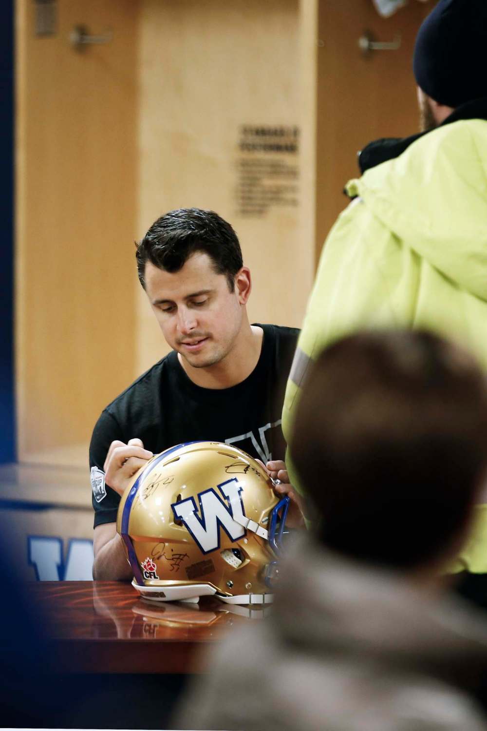 JOHN WOODS / WINNIPEG FREE PRESS
Winnipeg Blue Bomber Zach Collaros has been signed for two years after being parachuted in to help bring home the Grey Cup for the Bombers last season.