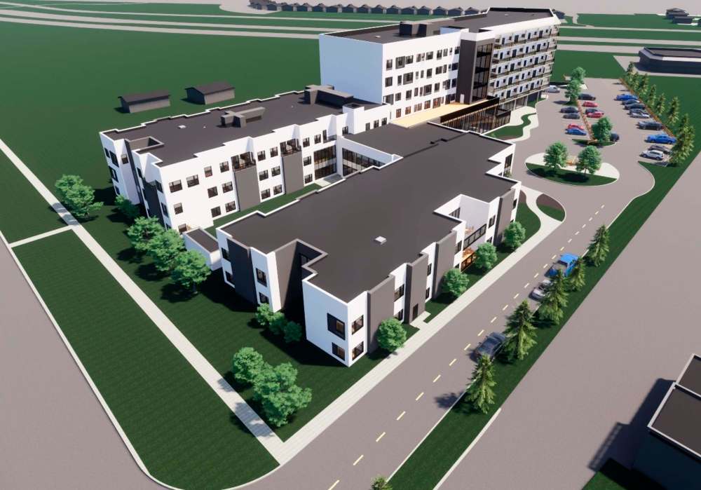 MMP ARCHITECTS
An artist’s rendering of the facility, which is proposed for 1475 Molson St. in Eaglemere, in northeast Winnipeg.