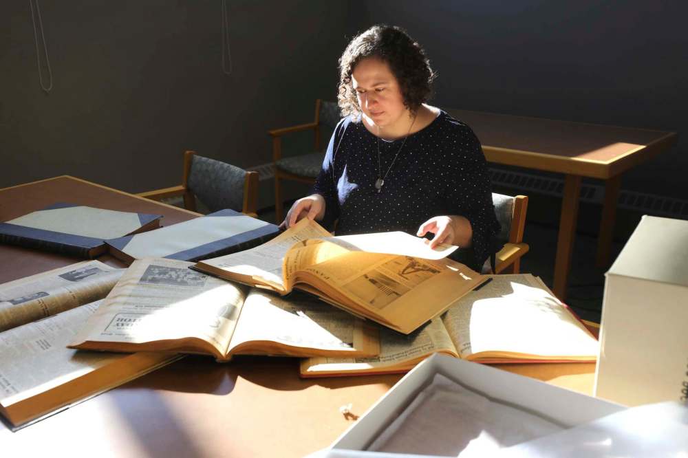 Archdiocese of Winnipeg archivist Tyyne Petrowski says adequate storage space is an ongoing concern.