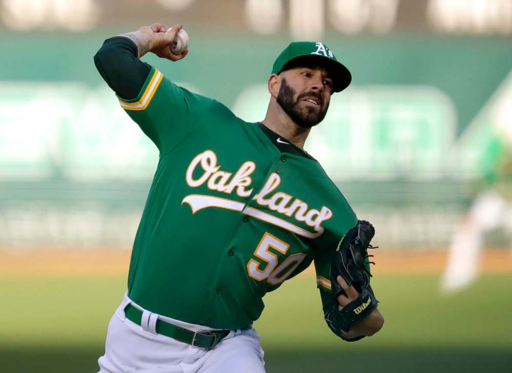 Former Astros pitcher Mike Fiers was the whistle-blower who brought the sign-stealing to light. (Ben Margot / The Associated Press files)