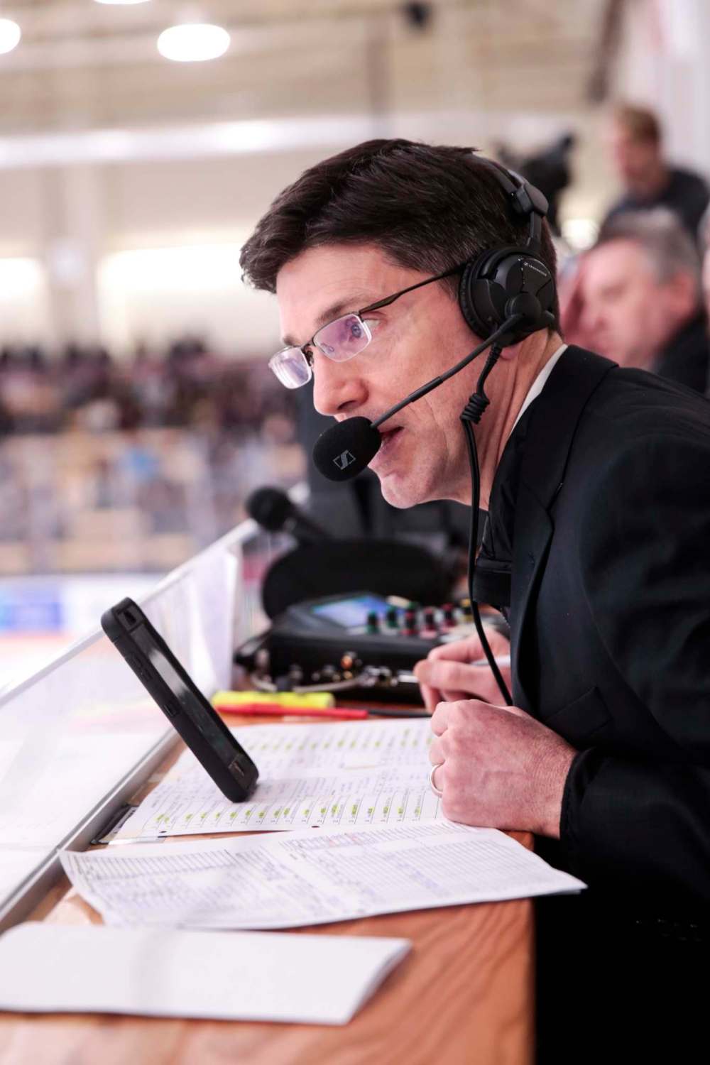 Broadcaster Mitch Peacock called games for the WHL’s Prince Albert Raiders between 1998 and 2000.