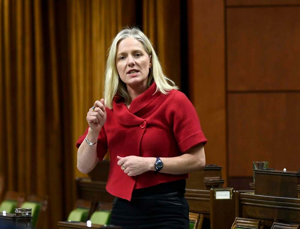 Former Environment Minister Catherine McKenna approved three Manitoba projects.(Justin Tang / The Canadian Press files)