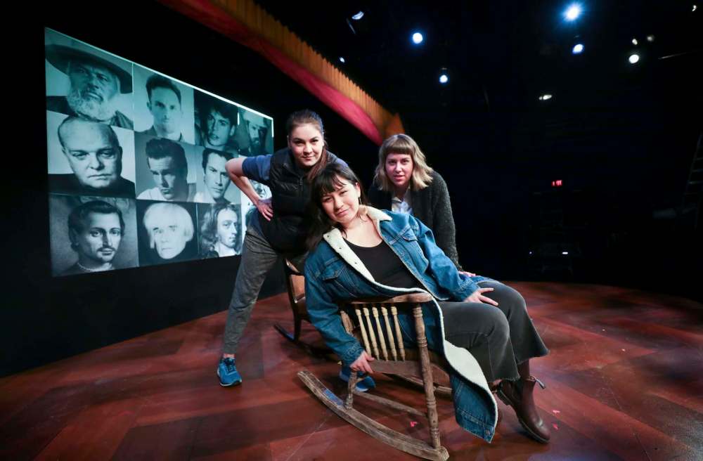 The satiric work freely references everyone from Walt Whitman to Keanu Reeves. (Ruth Bonneville / Winnipeg Free Press)