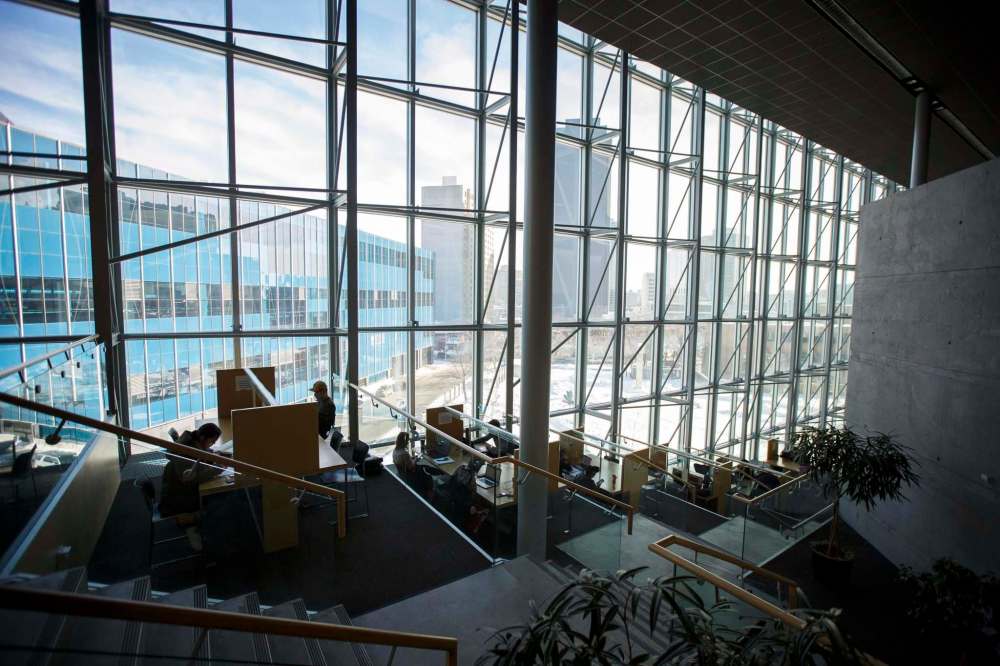 MIKE DEAL / WINNIPEG FREE PRESS
The Millennium Library has many services that it offers beyond books and places to read them.