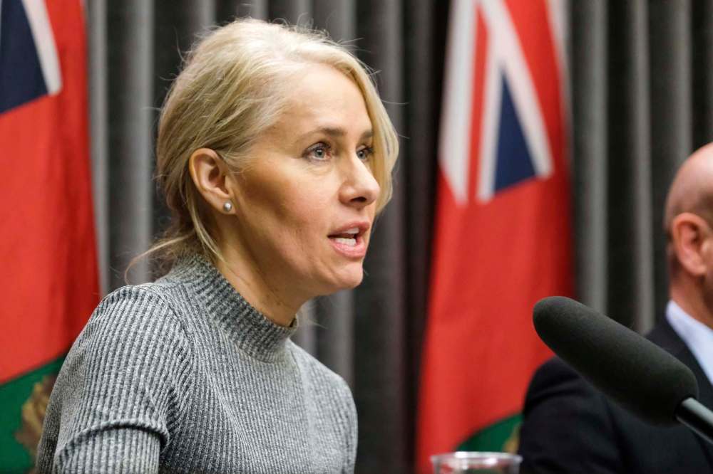 Lanette Siragusa, chief nursing officer and health system integration lead with Shared Health, said more than 600 people have presented for COVID-19 testing over the past two days at the four community screening locations set up by the province. (Daniel Crump / Winnipeg Free Press)