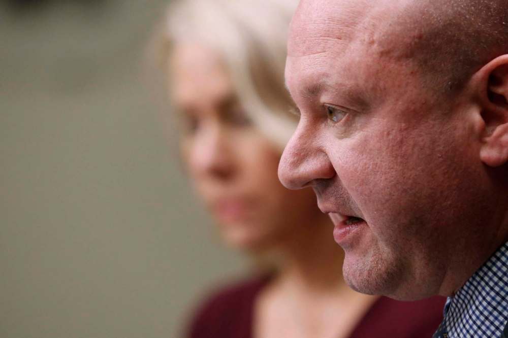 Dr. Brent Roussin, Manitoba chief provincial public health officer, said Sunday that three people are presumptive positive for COVID-19. That increases the number of cases in the province to seven. John Woods / Winnipeg Free Press