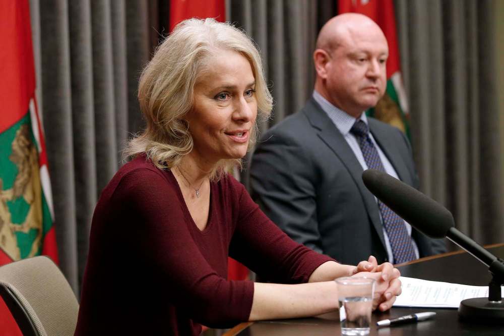 Lanette Siragusa, chief nursing officer, says 900 people have been tested for the novel coronavirus. John Woods / Winnipeg Free Press