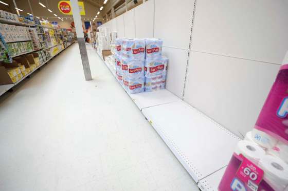 RUTH BONNEVILLE / WINNIPEG FREE PRESSThe rush on toilet paper is an excellent metaphor for the spread of an infectious disease; all it takes is a few isolated cases and before long, we’re all infected, says columnist Dan Lett.