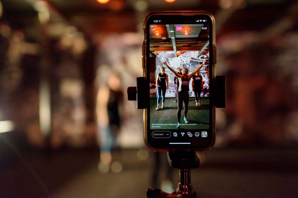 JESSE BOILY / WINNIPEG FREE PRESS
Amie Seier and her colleagues hope to livestream one to two workouts a day as people practise social distancing.