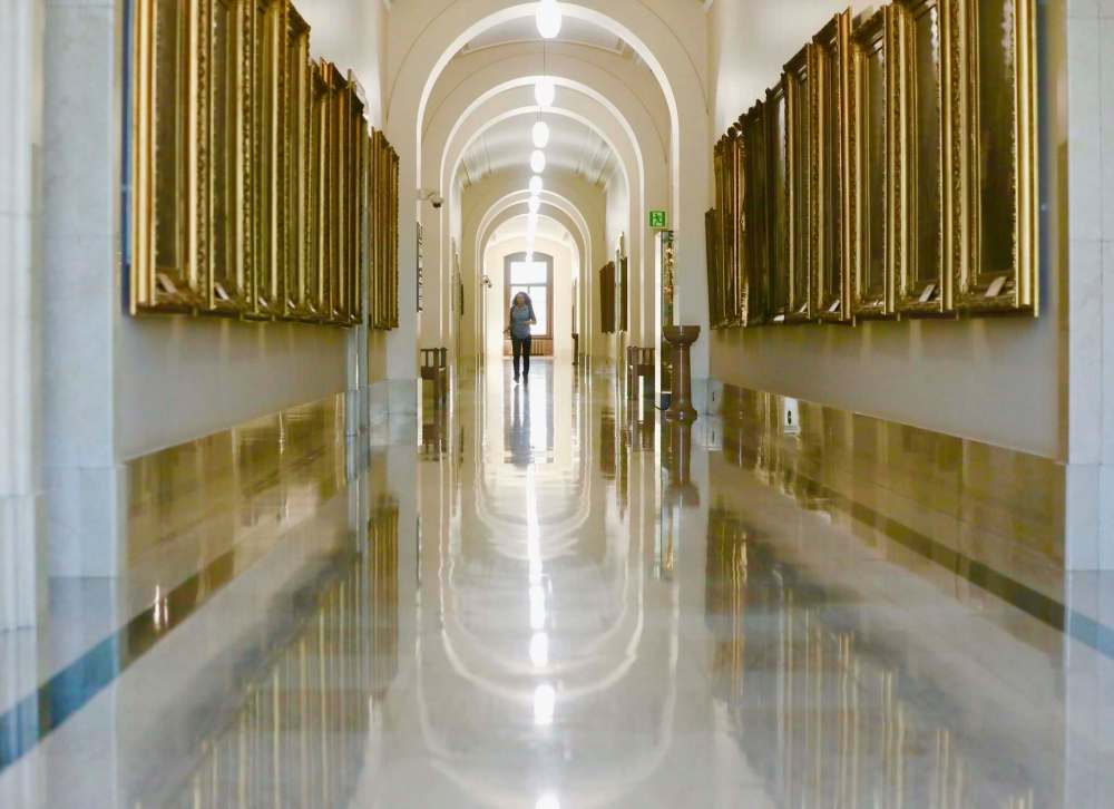 RUTH BONNEVILLE / WINNIPEG FREE PRESS
The massive century-old building is eerily quiet.