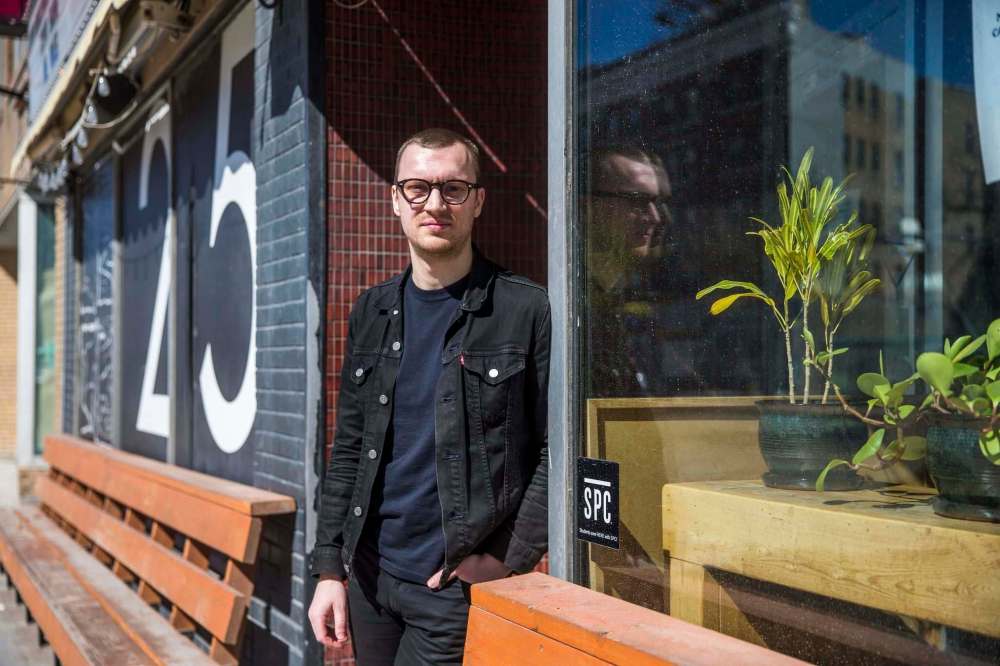 MIKAELA MACKENZIE / WINNIPEG FREE PRESS
David Schellenberg, one of the Good Will Social Club's co-owners, is enormously grateful for the $60,000 raised in a recent GoFundMe campaing for the shuttered club.