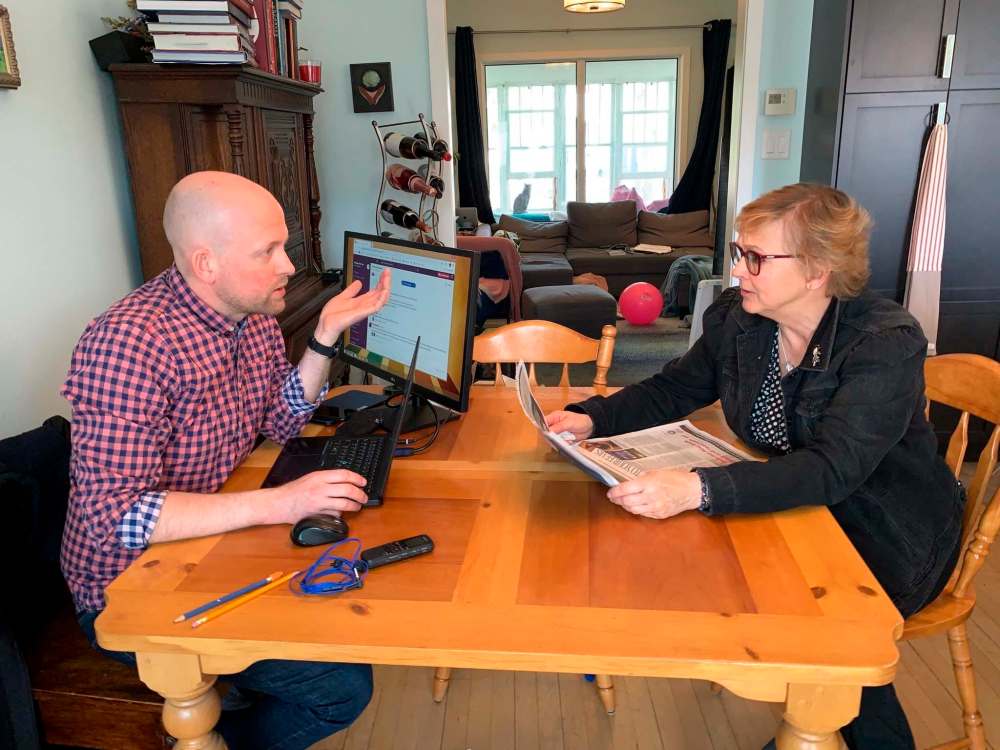 Frances Sigurdson photo
Free Press books editor Ben Sigurdson and his mom, Gail Cabana-Coldwell, talk all things newspaper.