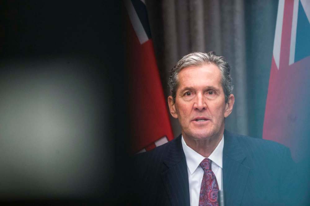 MIKAELA MACKENZIE / WINNIPEG FREE PRESS
Premier Brian Pallister’s announcement that he plans to spend an extra $500 million on infrastructure projects over the next two years was designed to give the appearance his government is doing something to help kick-start the pandemic-weakened economy.