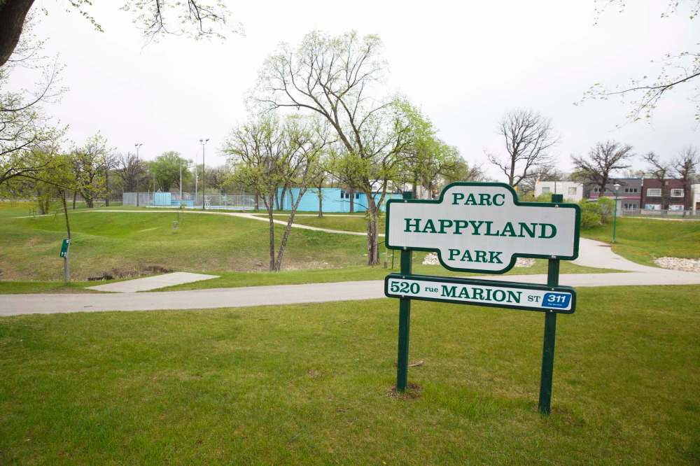 Located next to the quiet Seine River in St. Boniface, Happyland Park has plenty to offer. (Mike Deal / Winnipeg Fee Press)