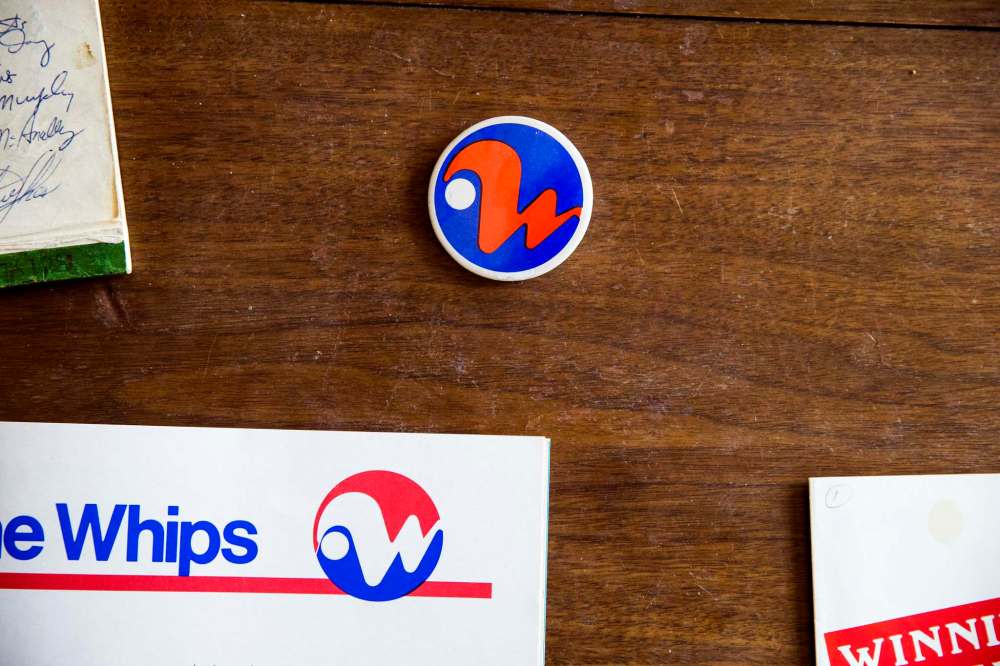 MIKAELA MACKENZIE / WINNIPEG FREE PRESS
Winnipeg Whips memorabilia.