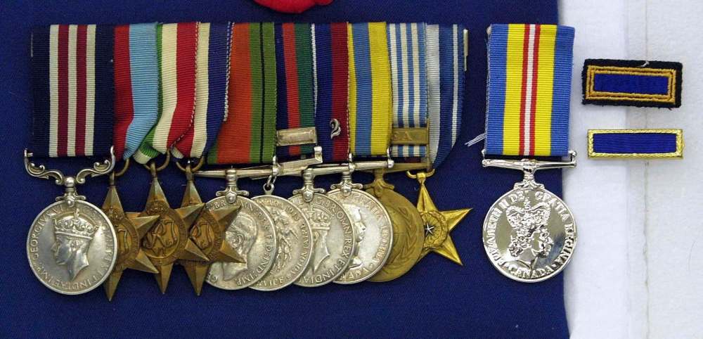 Sgt. Tommy Prince’s many honours include the American Silver Star and the Military Medal bestowed by King George VI. (Ken Gigliotti / Winnipeg Free Press files)