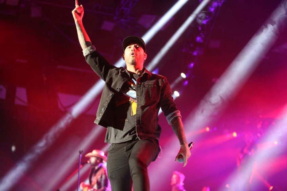 Brandon Sun Canadian country artists Dallas Smith (pictured) and Dean Brody took over the Keystone Centre on Sunday night for their Friends Don
