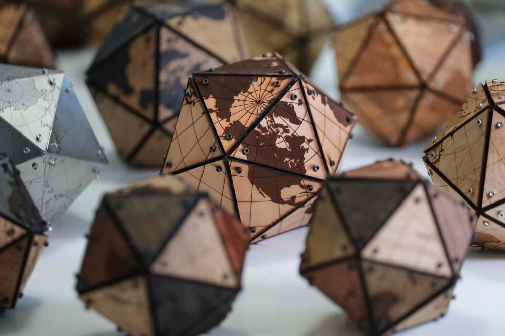 RUTH BONNEVILLE / WINNIPEG FREE PRESS
Admitting she has a love-hate relationship with social media, Brown says she’s so far resisted the urge to market her globes in retail locations, preferring the one-on-one exchanges that come with individual orders.