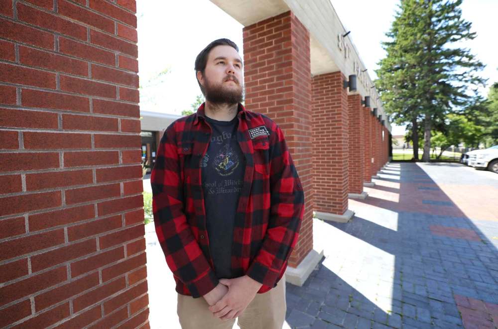 William Caldwell, a member of the St. Paul’s Class of 2016, started an online petition to demand cultural changes from the school, and recently met with President Kevin Booth. (Ruth Bonneville / Winnipeg Free Press)