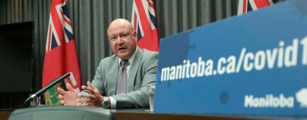 Dr. Brent Roussin, Manitoba's chief public health officer. (Ruth Bonneville / Winnipeg Free Press)