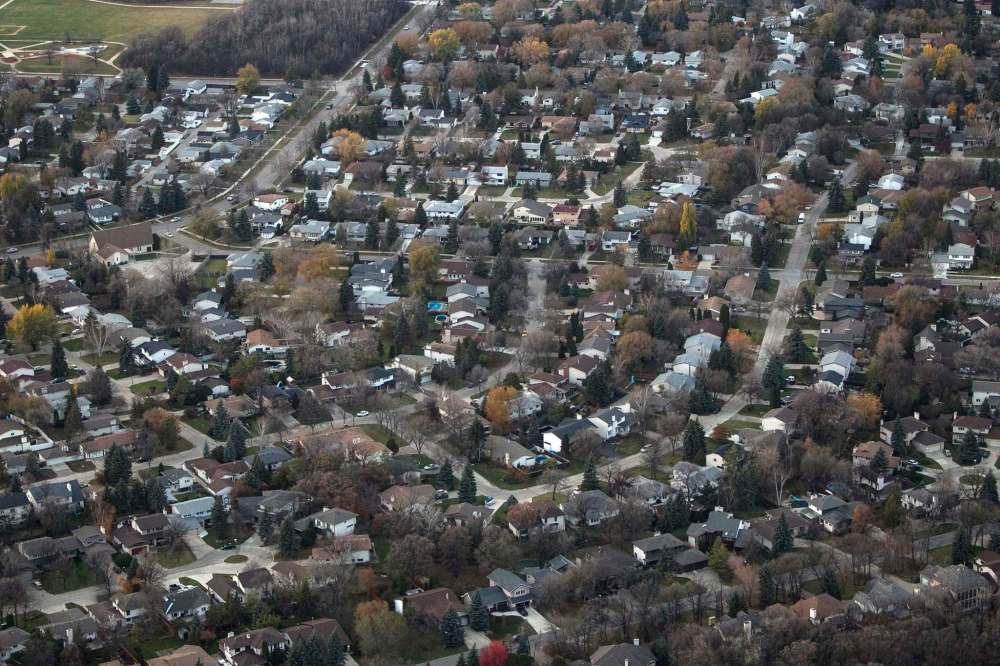 Winnipeg skyline aerial photos for the Red, Assiniboine, La Salle, and Seine River Project. 151026 - Monday, October 26, 2015 - MIKE DEAL / WINNIPEG FREE PRESS