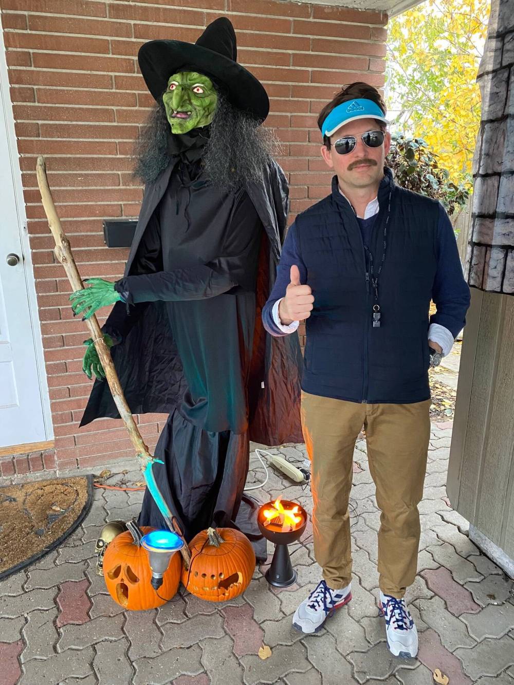 Ben Sigurdson / Winnipeg Free Press files
The Halloween witch got the approval of neighbours as well as Ted Lasso.