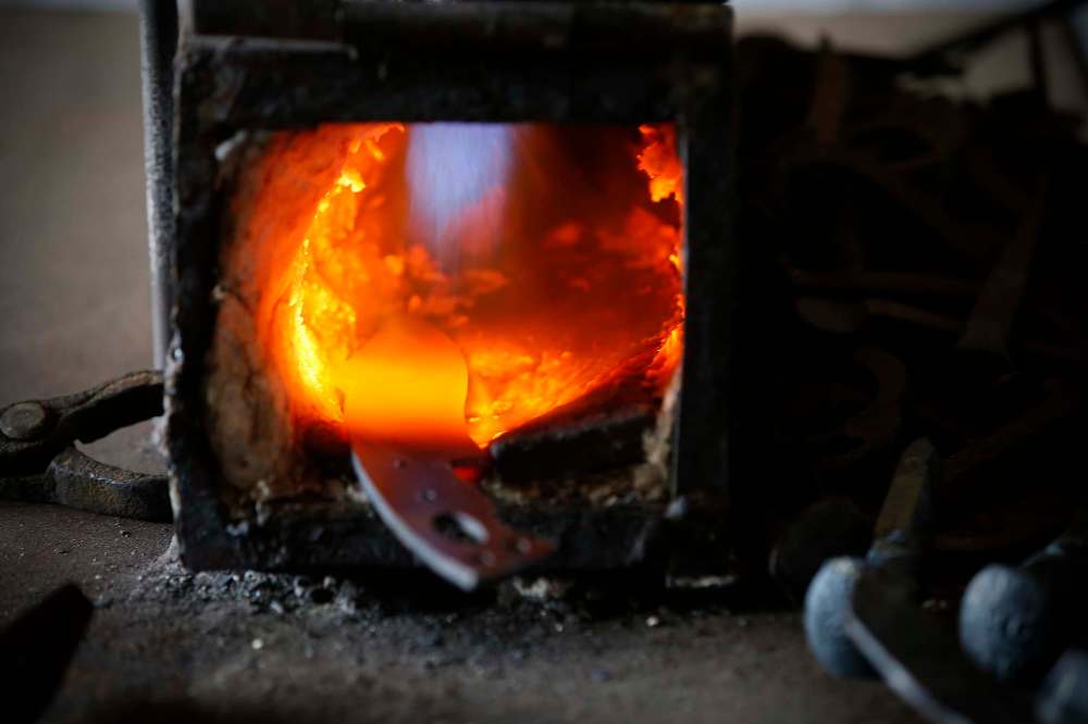 JOHN WOODS / WINNIPEG FREE PRESS
Fehr: ‘I promise you, getting hit with pieces of 2,000-degree (Fahrenheit) steel isn’t as much fun as it sounds.’
