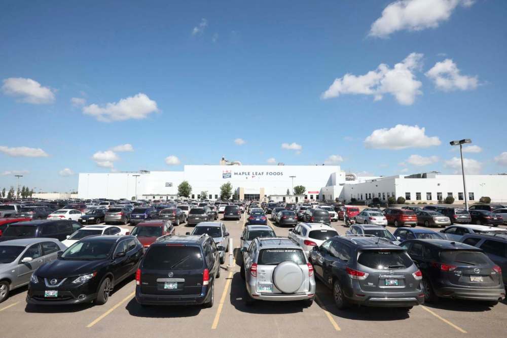 The Maple Leaf Foods plant in Brandon. (Tim Smith / The Brandon Sun)