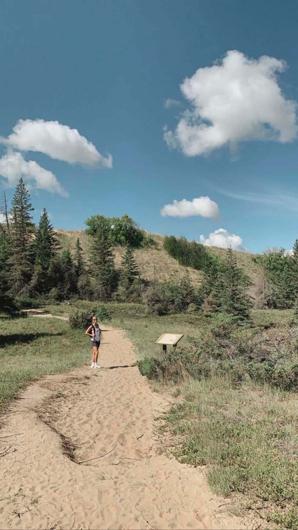Pack plenty of water for a Spirit Sands hike. (Supplied photo)