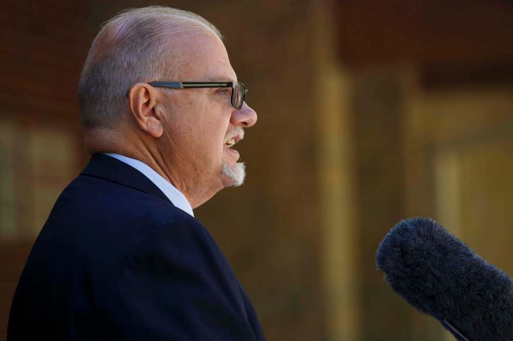 MIKE DEAL / WINNIPEG FREE PRESS
Despite the spike and a new active case count milestone, Goertzen said classes are expected to start province-wide Sept. 8.