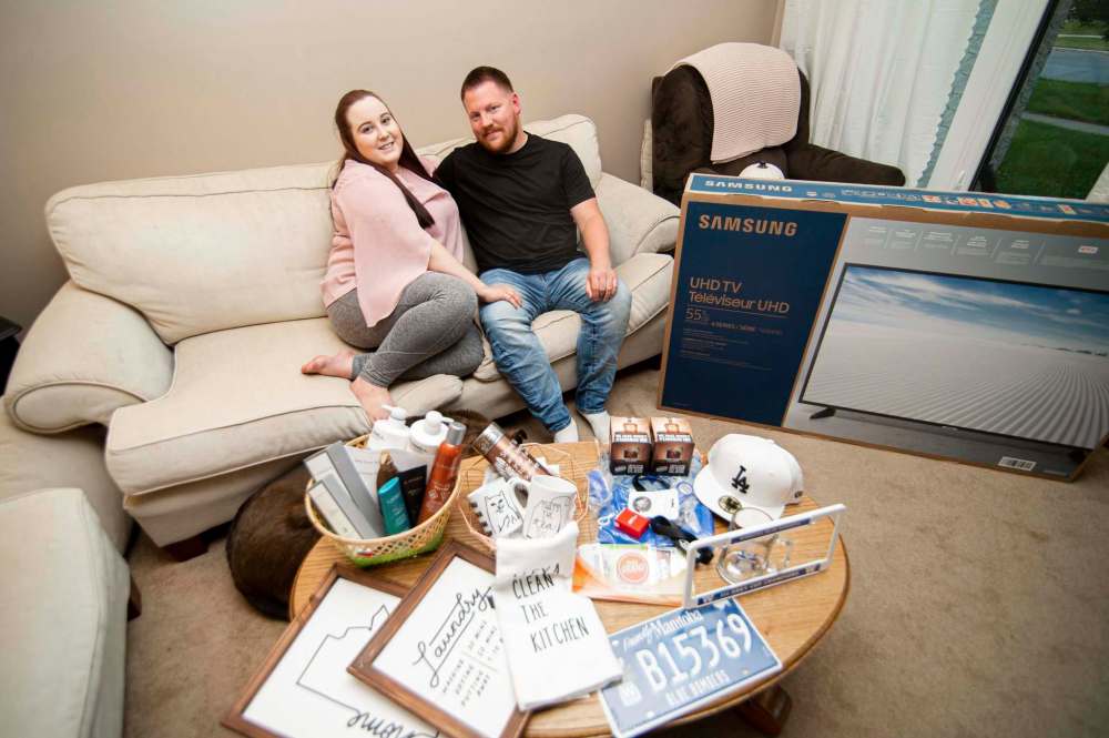 Mike Sudoma / Winnipeg Free Press
Bethany Trapp and Tylor Hebel are planning to marry in July next year. Their wedding date hasn’t changed, but the bud, spud and steak social they’ve been planning since their engagement has already been postponed once, with another move on the horizon.