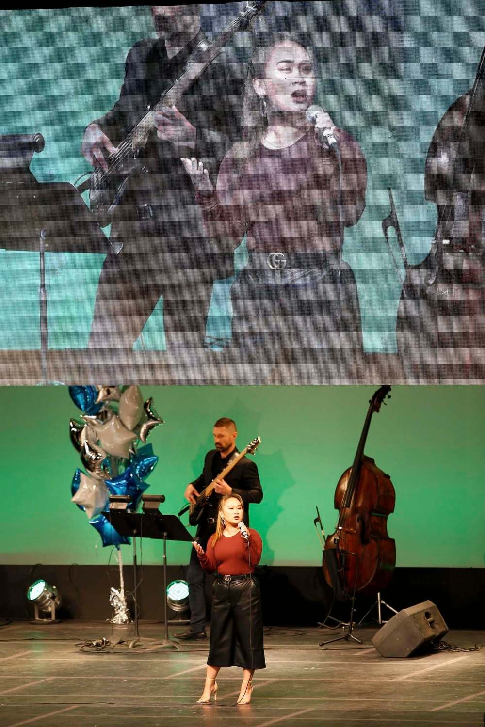 JOHN WOODS / WINNIPEG FREE PRESS
Andrea Macasaet was the opening performer Sunday.