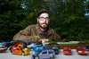 MIKE DEAL / WINNIPEG FREE PRESS
Daniel Walker collects and customizes Hot Wheels, swapping out tires, inserting engines, and repainting them.