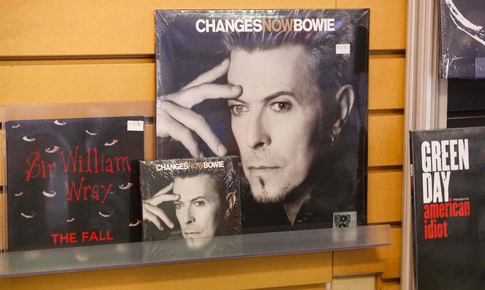 When Planet of Sound opened, it was primarily selling CDs, DVDs and VHS tapes. Vinyl was added about 10 years ago and is now a big part of sales. (Mike Deal / Winnipeg Free Press)