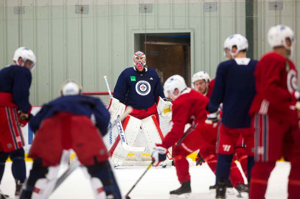 It was then St. John's IceCaps (now Manitoba Moose) goalie coach Rick St. Croix who lobbied for the organization to select Hellebuyck in the fifth round (130th overall) of the 2012 draft. (Mikaela MacKenzie / Winnipeg Free Press files)