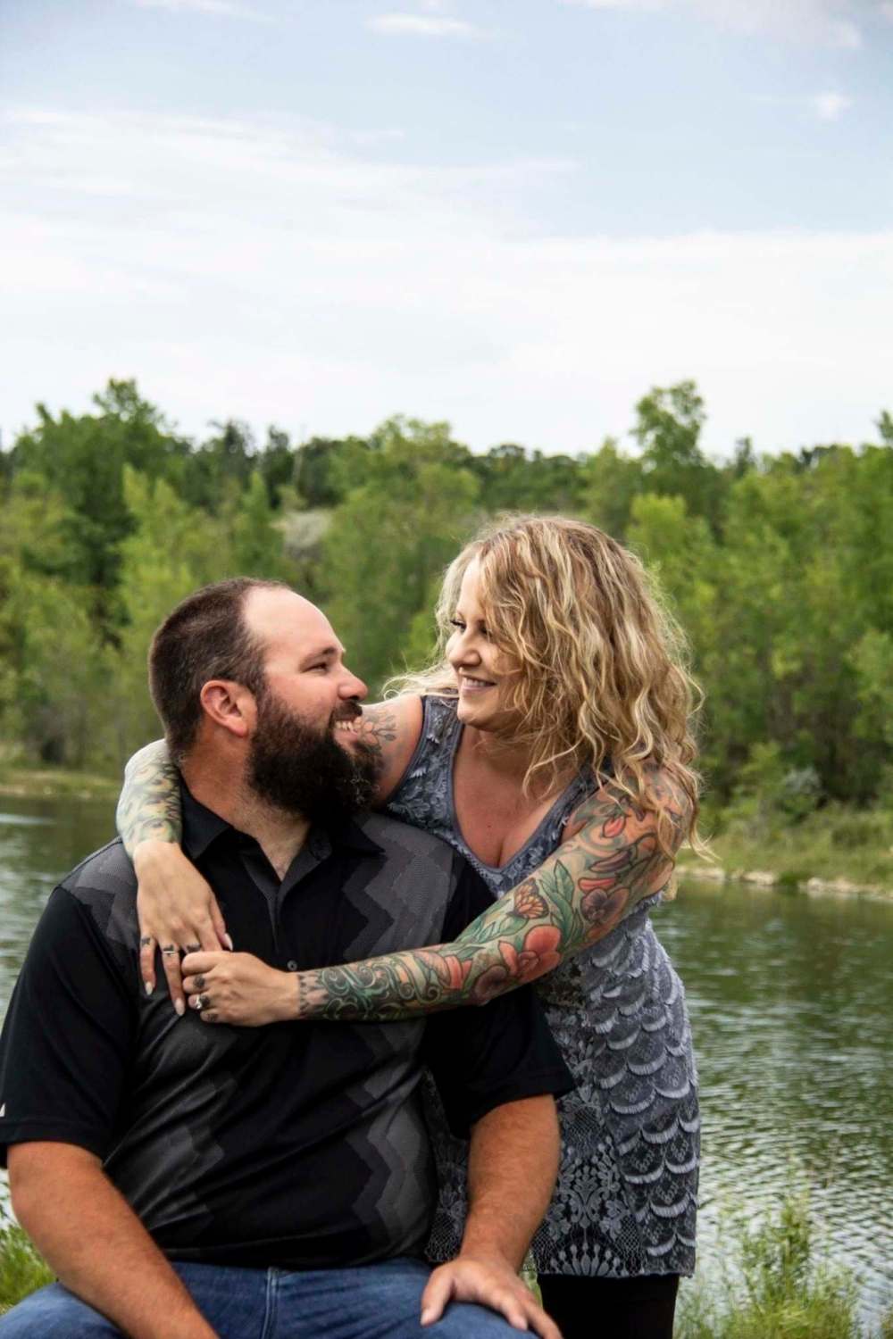 Courtney Zdrill and Geoff Makara are getting married Oct. 10 with only a handful of people attending: ‘It’s all about love in the end.’ (C.J.H Photography)